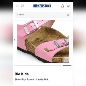Birkenstock Rio Kids Cashmere Rose Pink Sandals Size EU 30, US Size 12-12.5